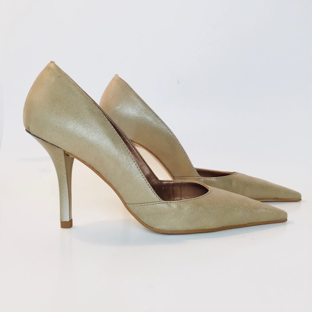 Vintage Cathy Jean Tan Leather Heels